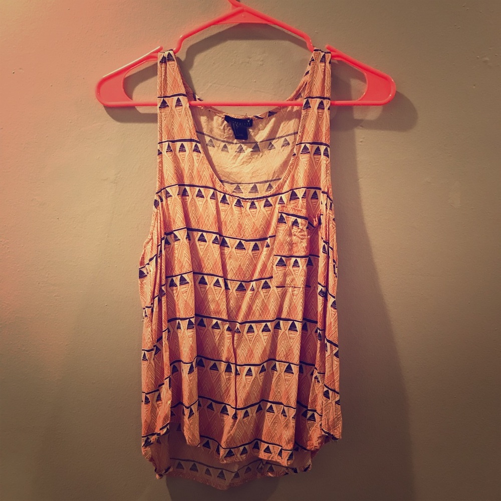 Cute large flowy tank top